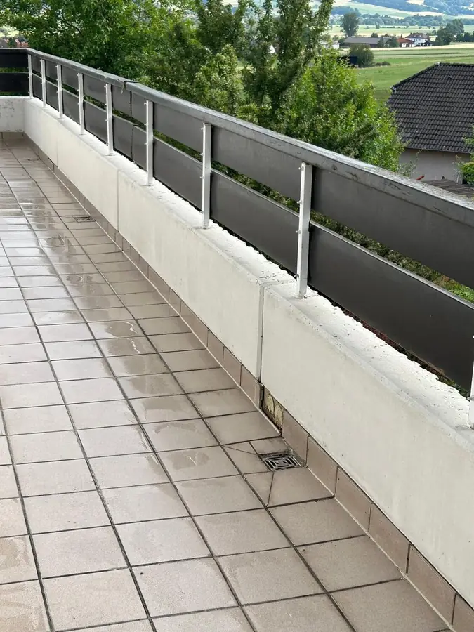 Aufbereitete Terrasse